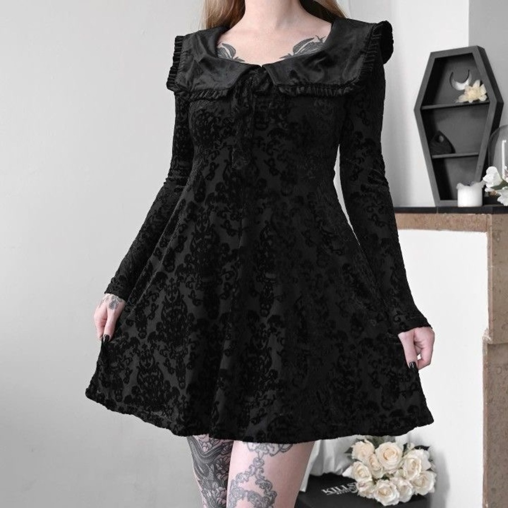 Killstar velvet gothic dress XS